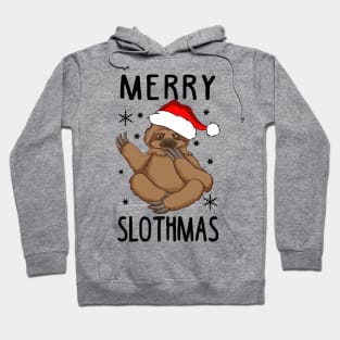 Merry Slothmas Ugly Christmas Sweatshirt Hoodie